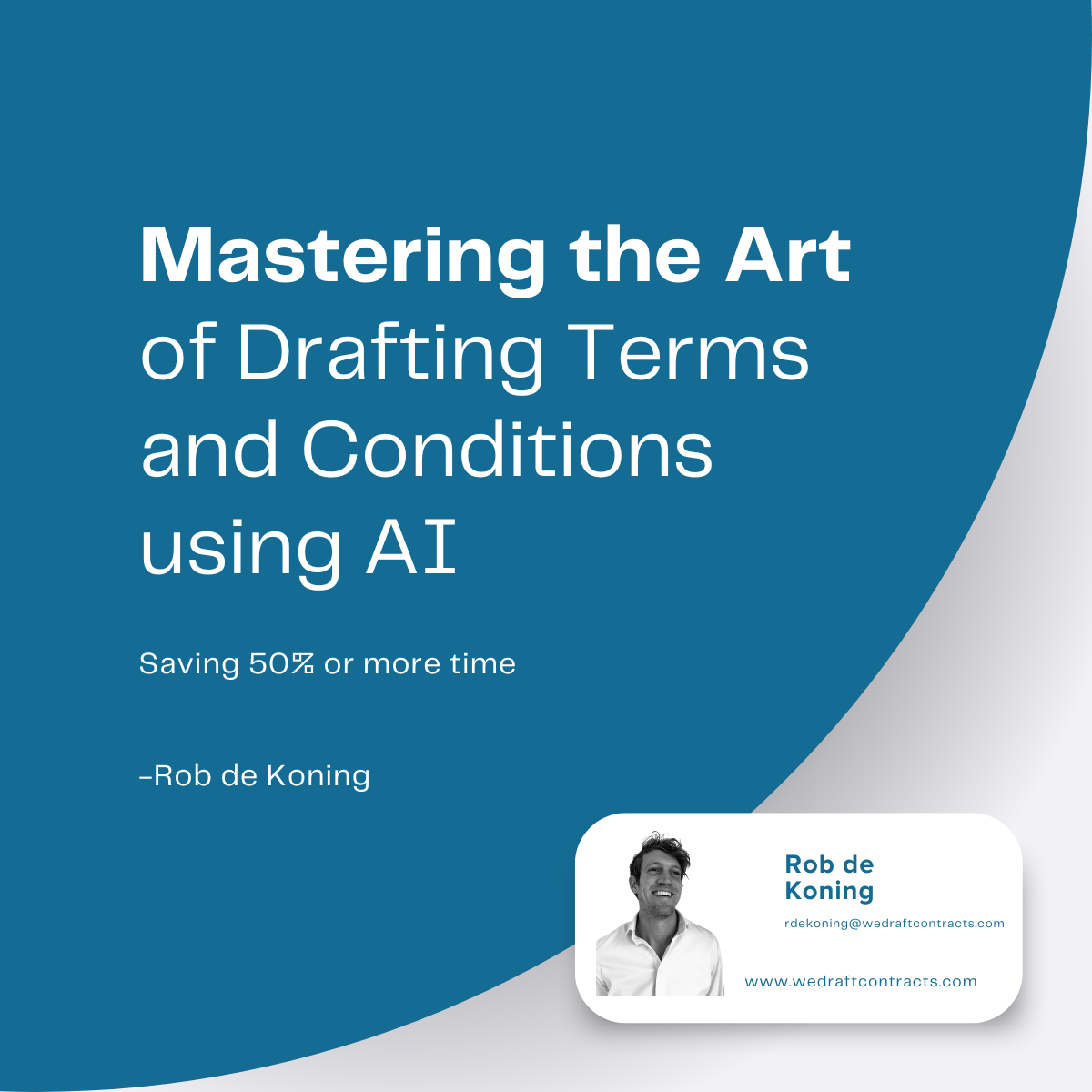 Mastering the Art of Drafting Terms and Conditions using Artificial Intelligence